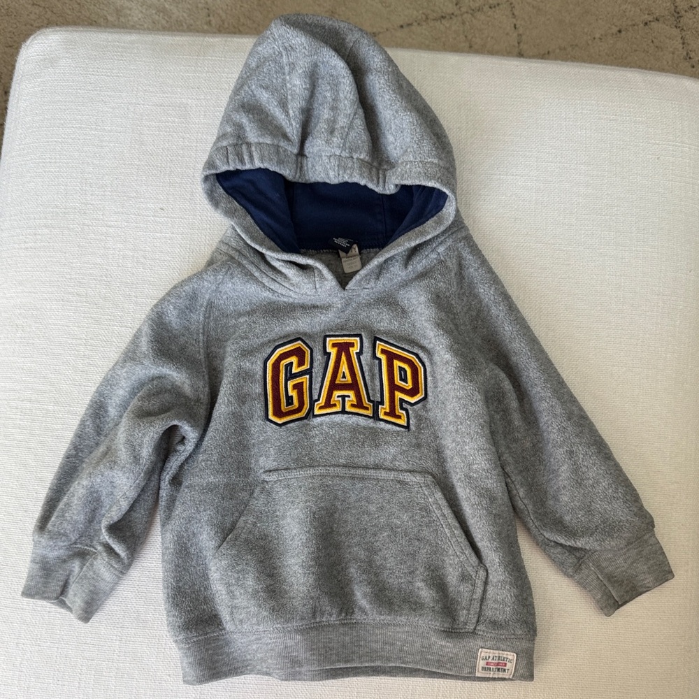 GAP Kids Gray Hoodie with Logo